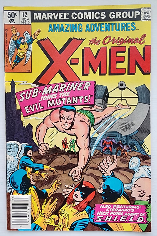 AMAZING ADVENTURES FEATURING X-MEN #12 NEWSSTAND 1980 Amazing Adventures MARVEL COMICS