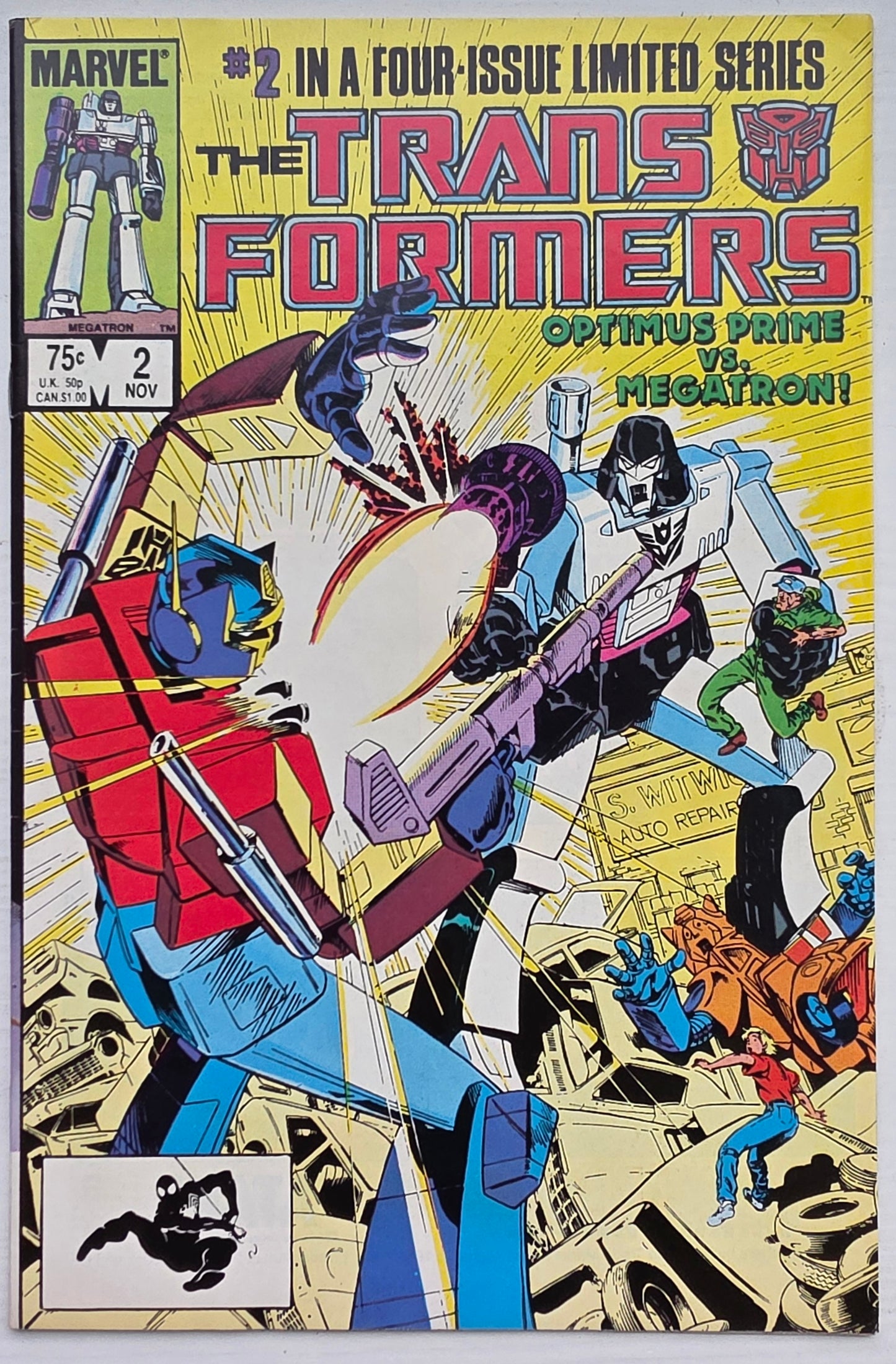 TRANSFORMERS #2 1984 [P01] Transformers MARVEL COMICS
