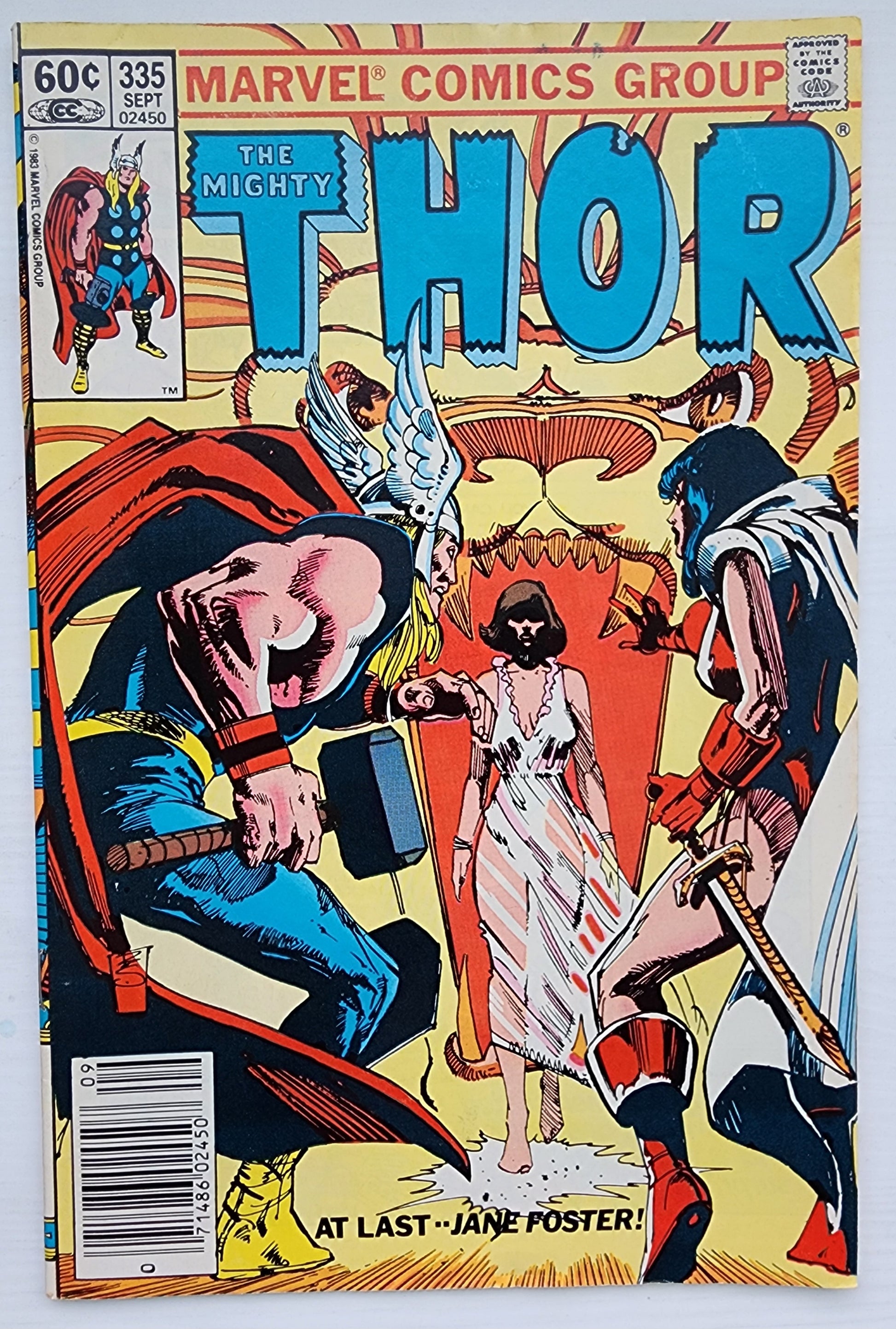 THOR #335 NEWSSTAND 1983 Thor MARVEL COMICS