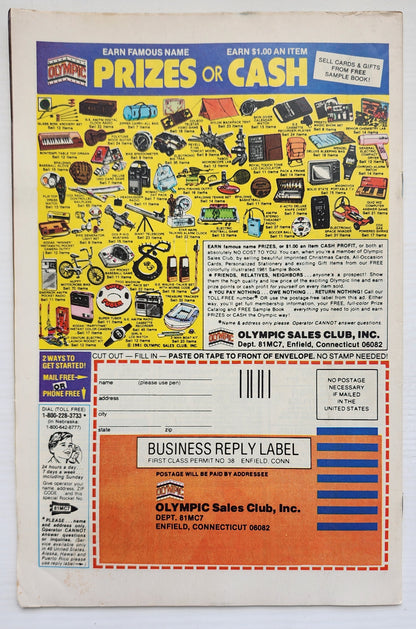 SPIDER-WOMAN #40 NEWSSTAND 1981 Spider-Woman MARVEL COMICS