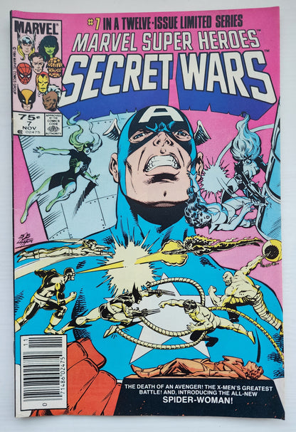 MARVEL SUPER HEROES SECRET WARS #7 NEWSSTAND 1984 [I01] Secret Wars MARVEL COMICS