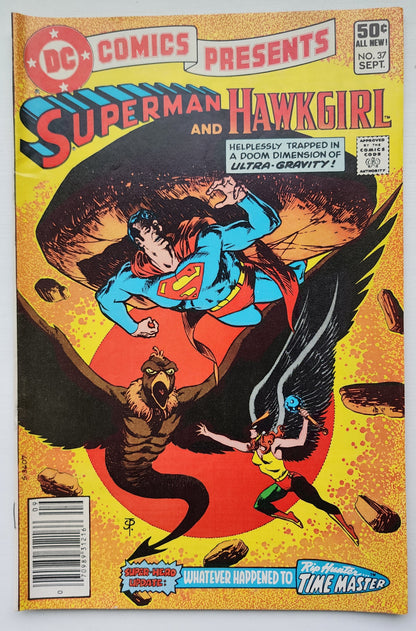 DC COMICS PRESENTS #37 SUPERMAN HAWKGIRL 1981 NEWSSTAND DC Comics Presents DC Comics