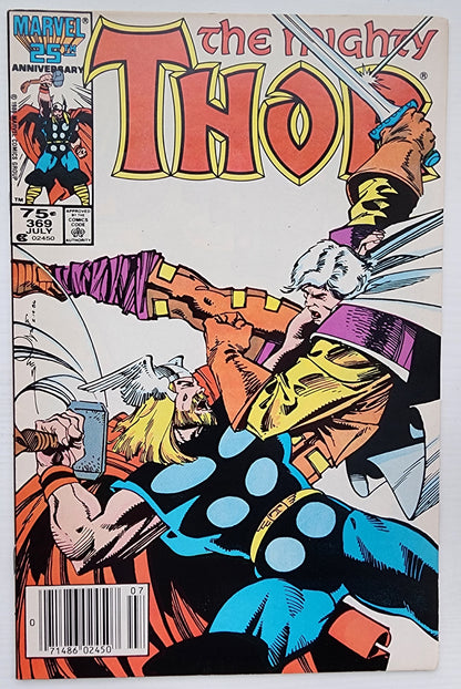 THOR #369 NEWSSTAND 1986 Thor MARVEL COMICS