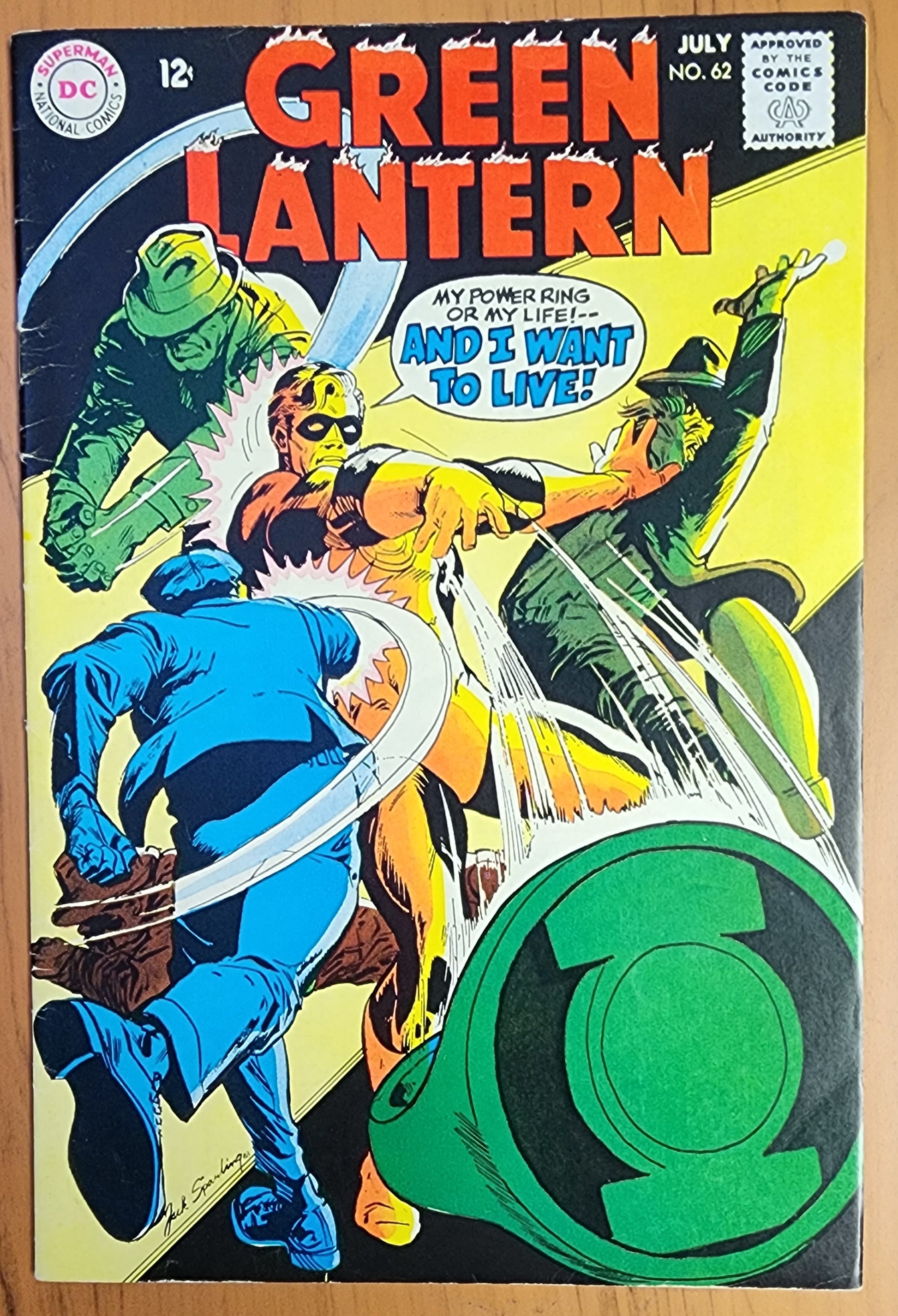 GREEN LANTERN #62 1968 Green Lantern DC COMICS