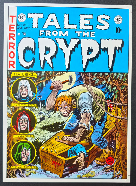EC COMICS TALES FROM THE CRYPT #29 1979 POSTER PRINT 13"x9" EC Comics EC Comics