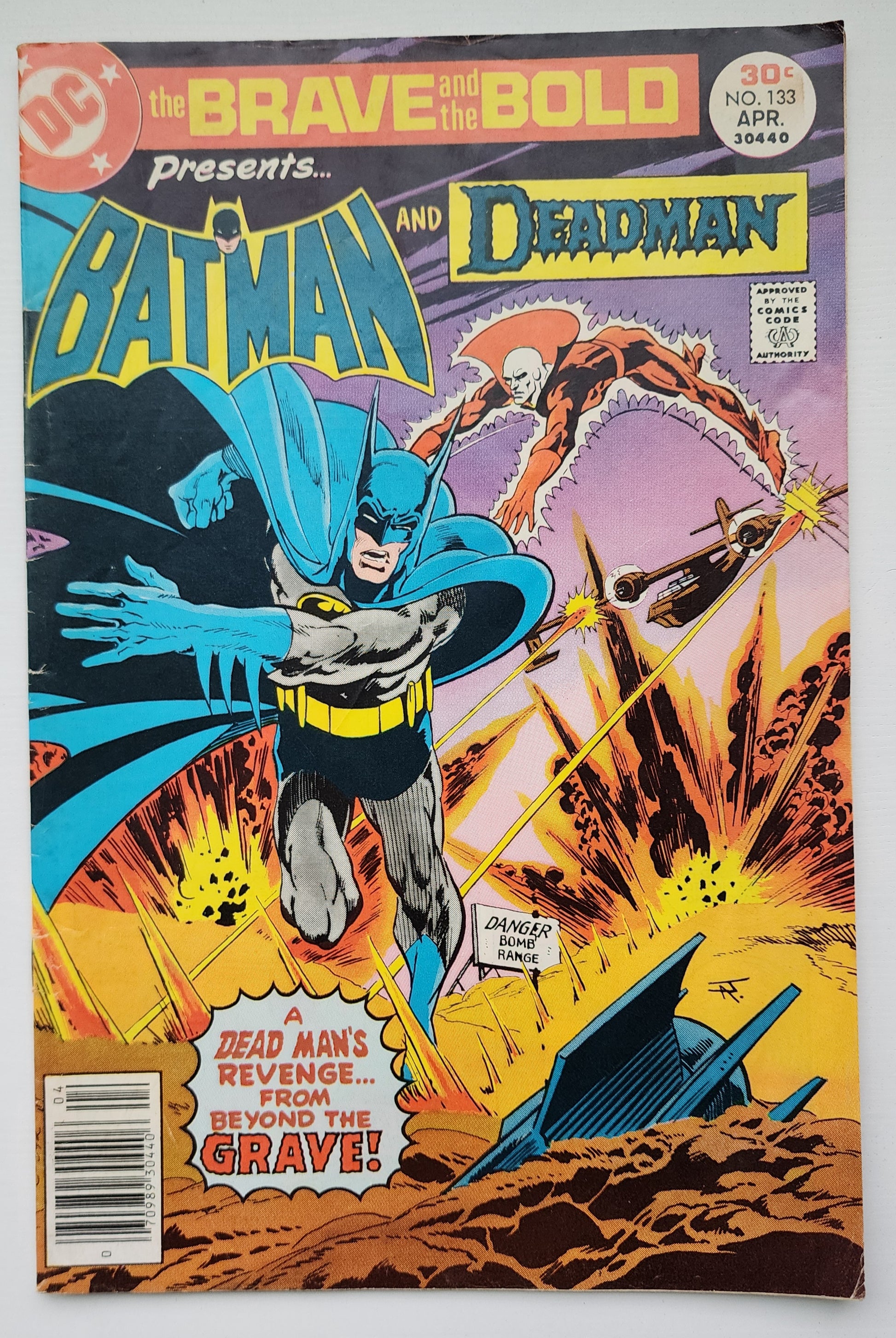 BRAVE AND BOLD #133 BATMAN DEADMAN NEWSSTAND 1977 Brave and the Bold DC Comics
