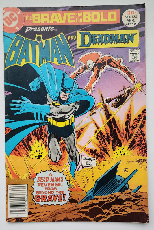 BRAVE AND BOLD #133 BATMAN DEADMAN NEWSSTAND 1977 Brave and the Bold DC Comics