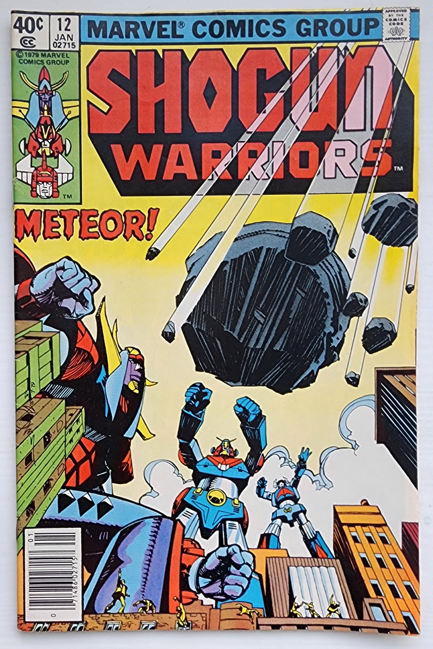 SHOGUN WARRIORS #12 NEWSSTAND 1979 Shogun Warriors MARVEL COMICS