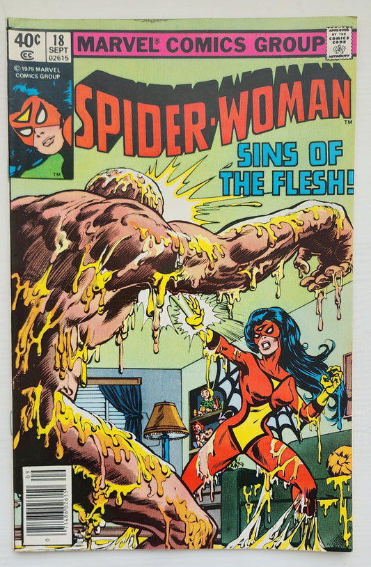 SPIDER-WOMAN #18 NEWSSTAND 1979 Spider-Woman MARVEL COMICS