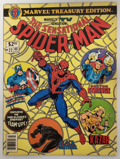 SENSATIONAL SPIDER-MAN #22 TREASURY EDITION 1979 Spectacular Spider-Man MARVEL COMICS