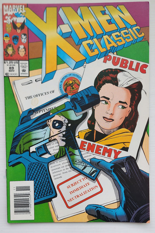 CLASSIC X-MEN #89 NEWSSTAND 1993 Classic X-Men MARVEL COMICS