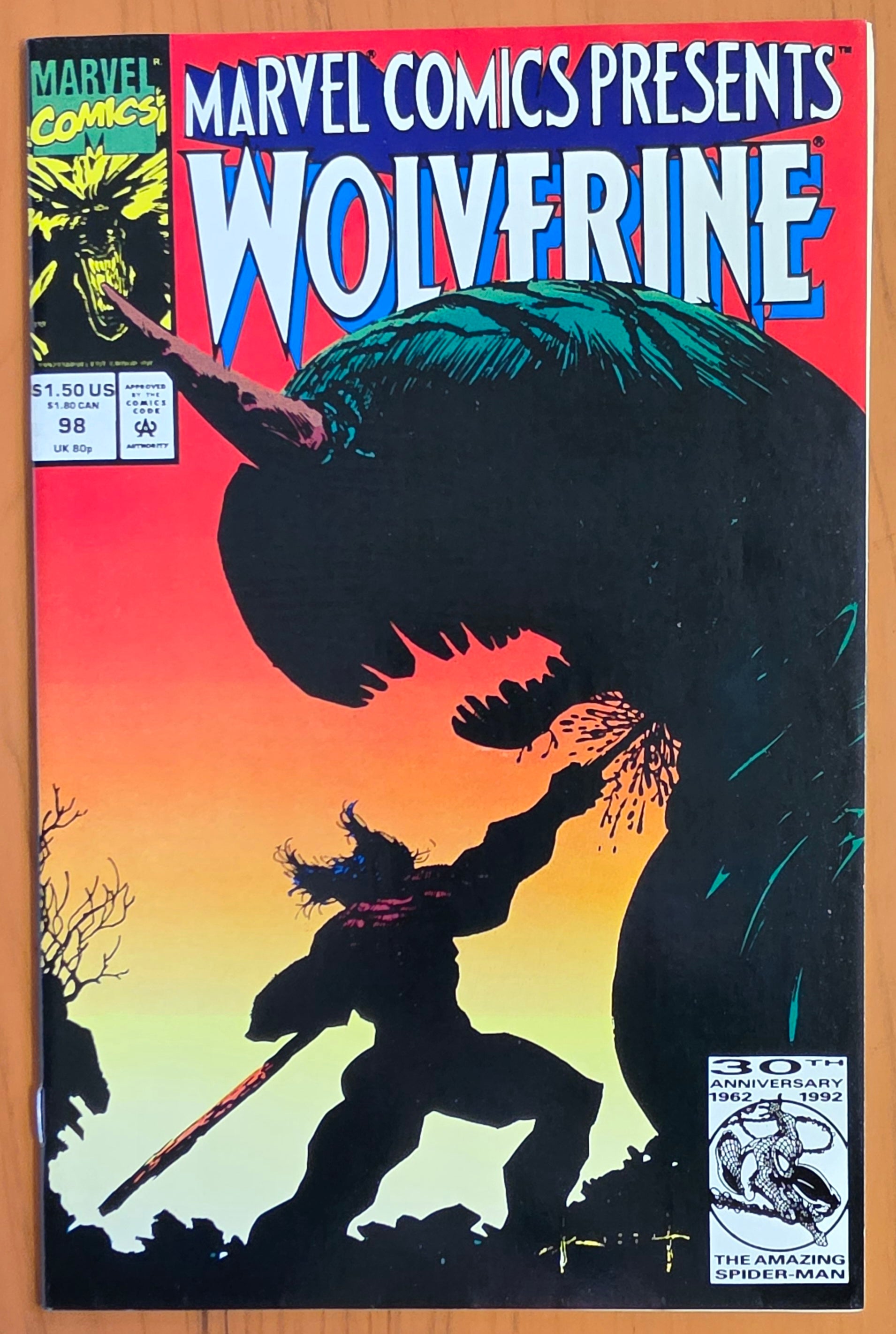 MARVEL COMICS PRESENTS #98 1992 SAM KIETH [J02] Marvel Comics Presents MARVEL COMICS