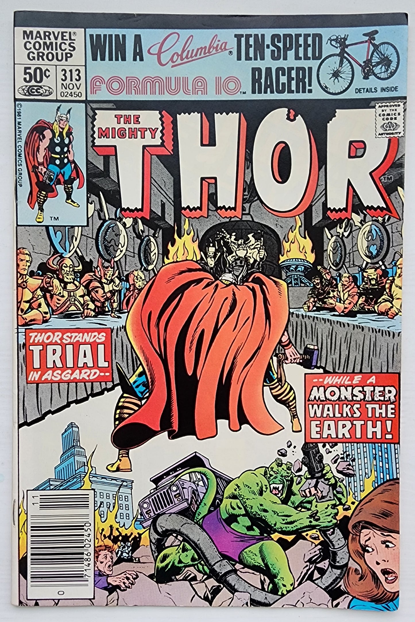 THOR #313 NEWSSTAND 1981 Thor MARVEL COMICS