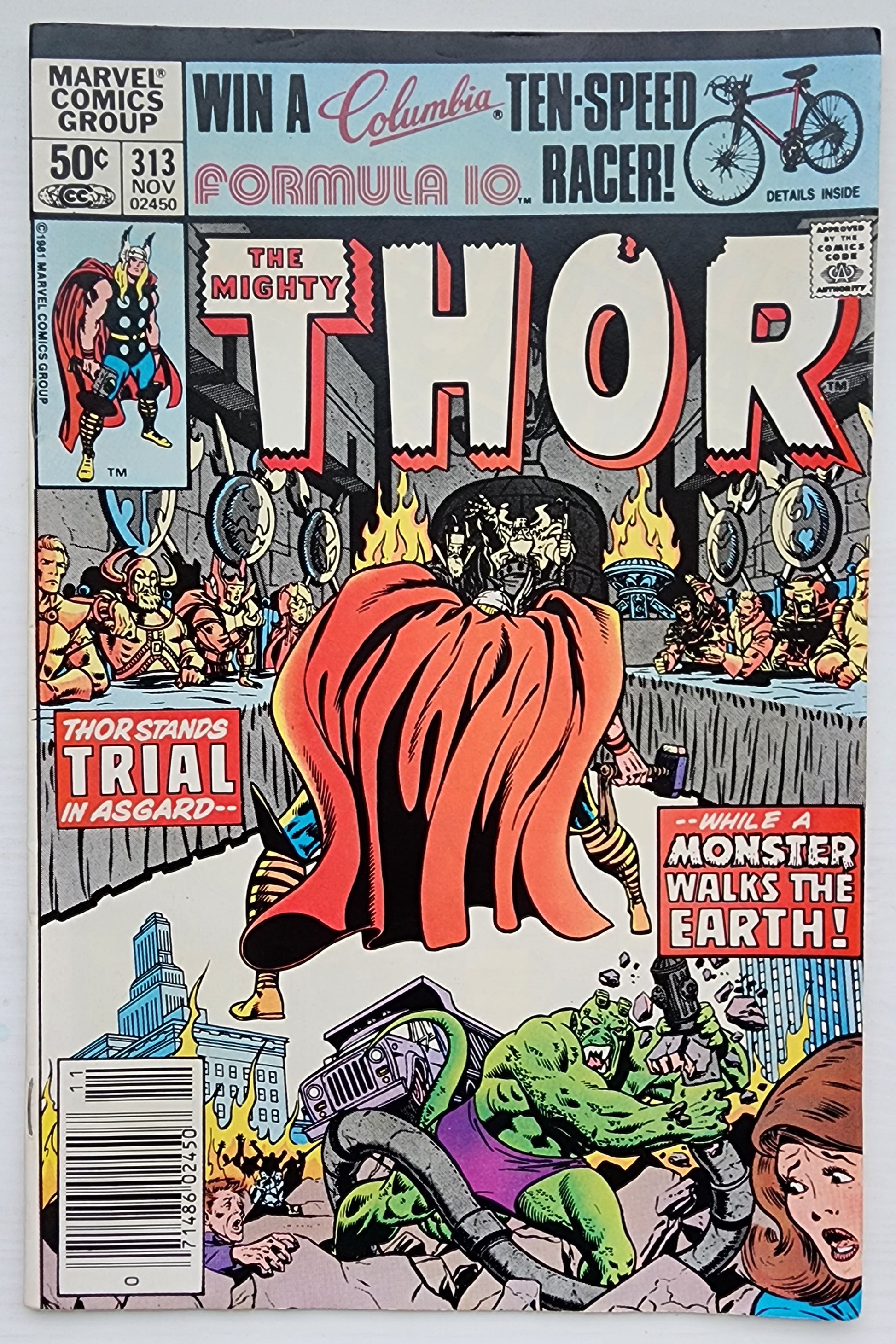 THOR #313 NEWSSTAND 1981 Thor MARVEL COMICS