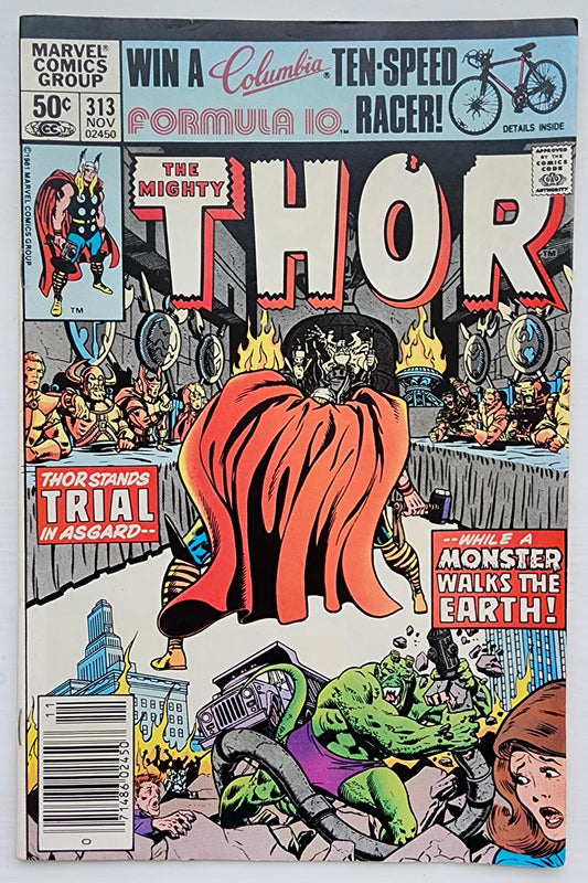 THOR #313 NEWSSTAND 1981 Thor MARVEL COMICS