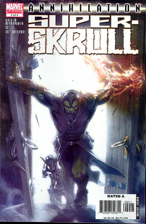 ANNIHILATION SUPER SKRULL #1-#4 DELLOTTO SET 2006 Annihilation MARVEL COMICS