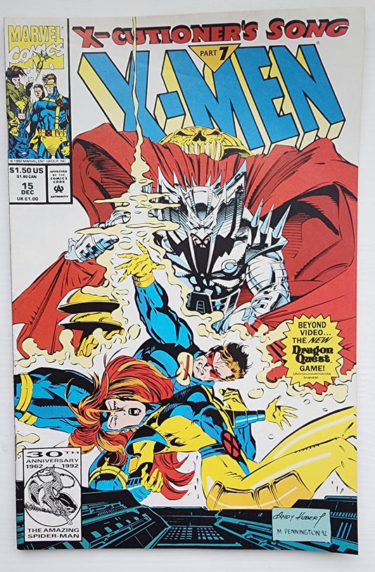 X-MEN #15 1992 [I01] X-Men MARVEL COMICS