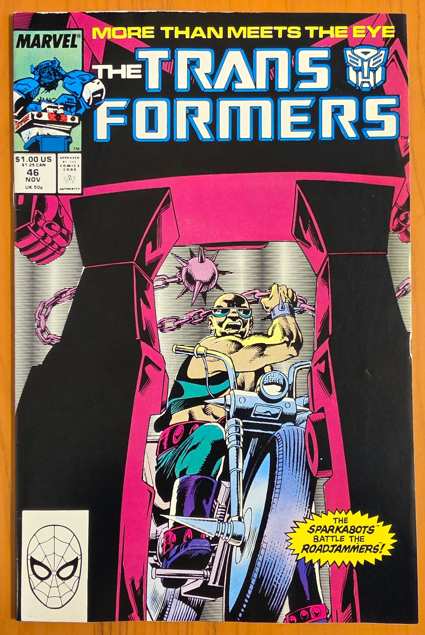 TRANSFORMERS #46 1988 Transformers MARVEL COMICS