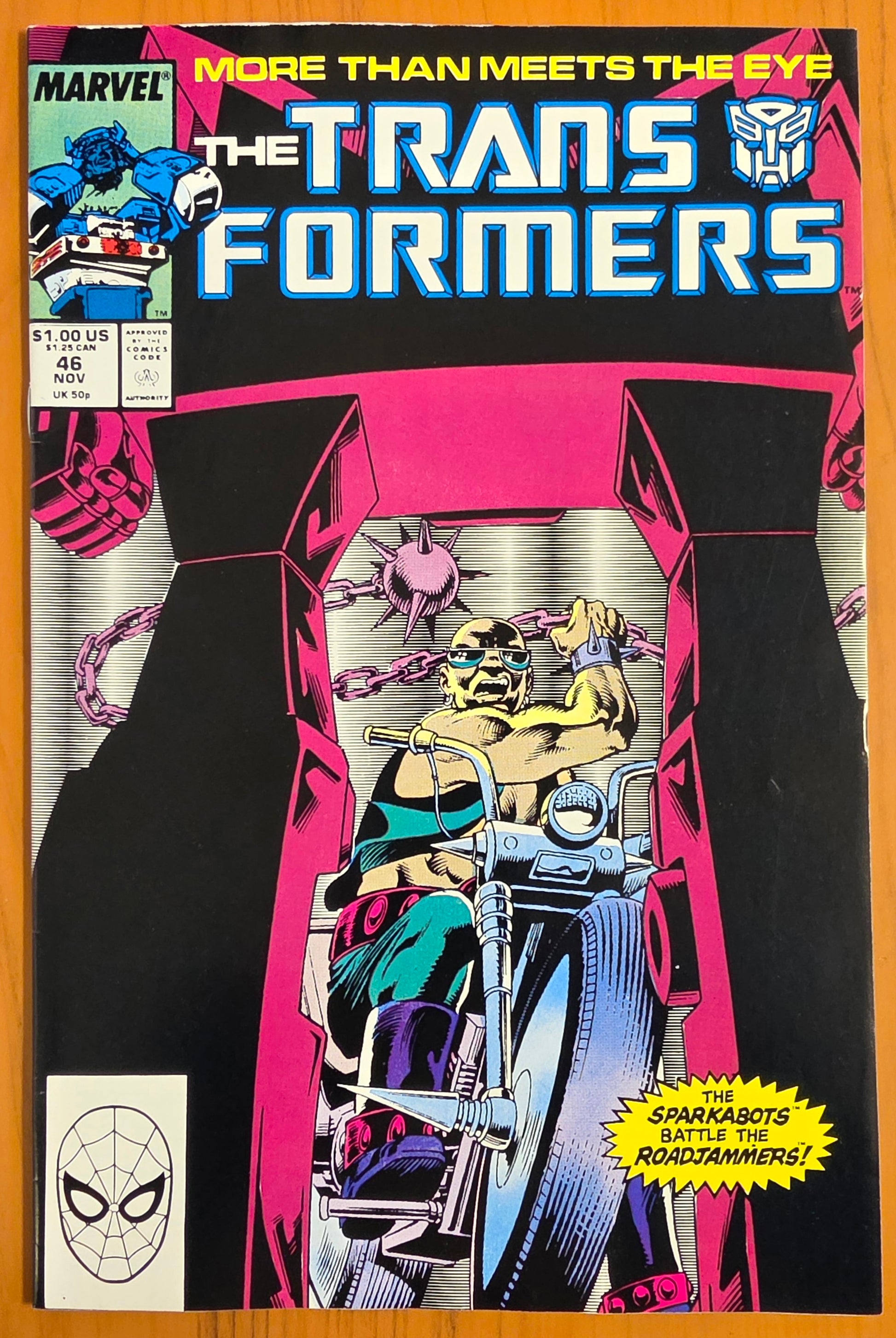 TRANSFORMERS #46 1988 Transformers MARVEL COMICS