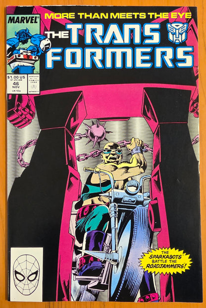 TRANSFORMERS #46 1988 Transformers MARVEL COMICS