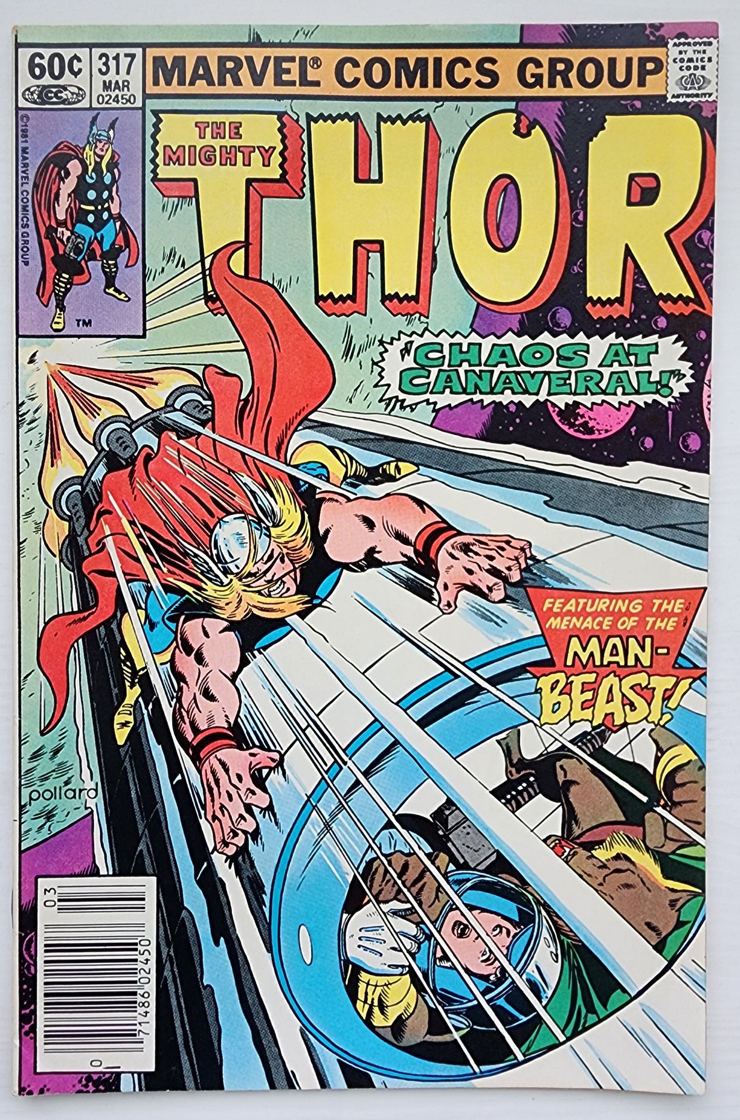 THOR #317 NEWSSTAND 1982 Thor MARVEL COMICS