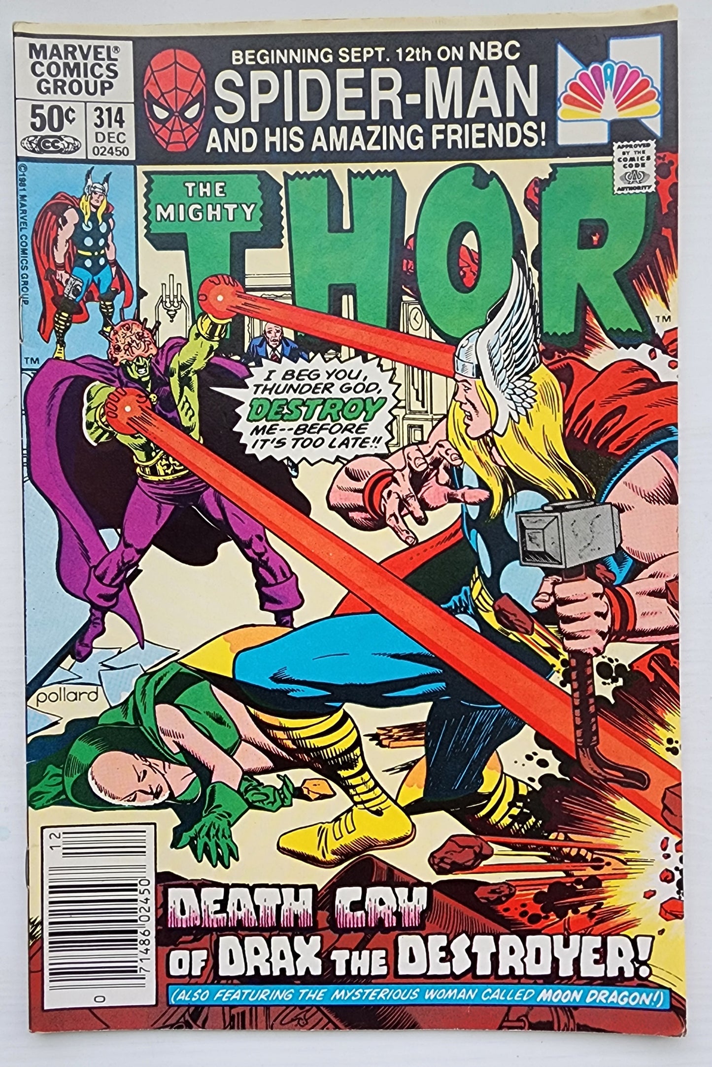 THOR #314 NEWSSTAND 1981 Thor MARVEL COMICS