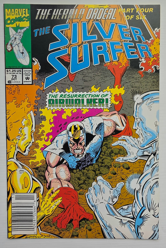 SILVER SURFER #73 1992 NEWSSTAND Silver Surfer MARVEL COMICS