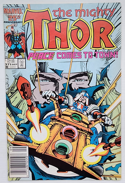 THOR #371 NEWSSTAND 1986 Thor MARVEL COMICS