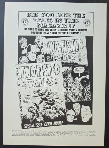 EC COMICS VAULT OF HORROR #19 PRINT EC Comics EC Comics