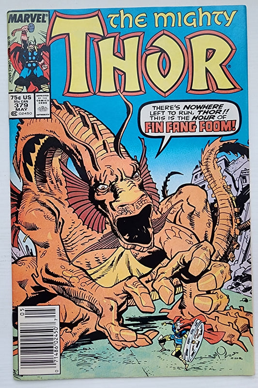 THOR #379 NEWSSTAND 1986 Thor MARVEL COMICS