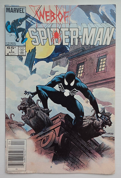 WEB OF SPIDER-MAN #1 1985 NEWSSTAND Spider-Man MARVEL COMICS