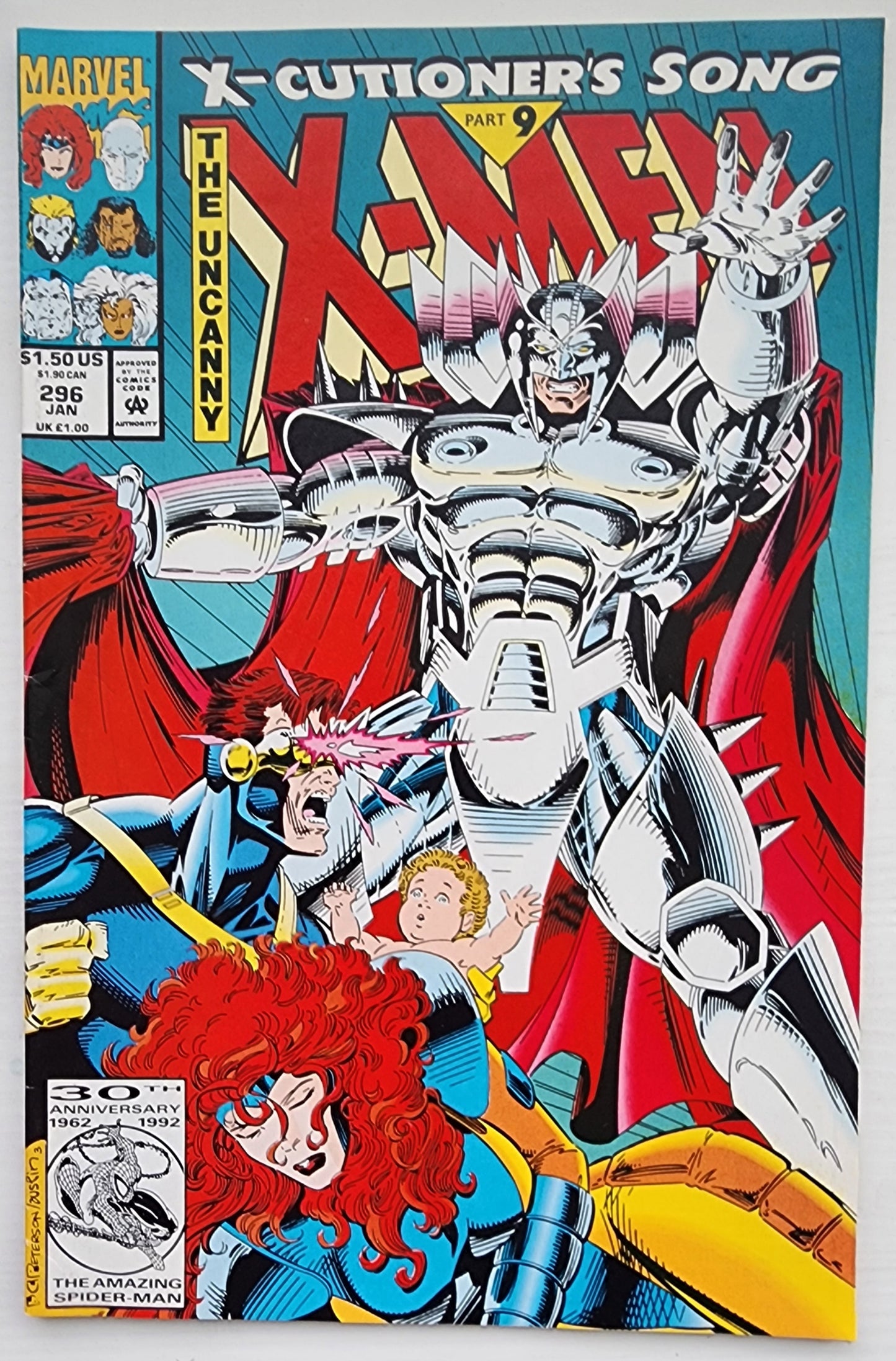 X-MEN #296 1993 X-Men MARVEL COMICS
