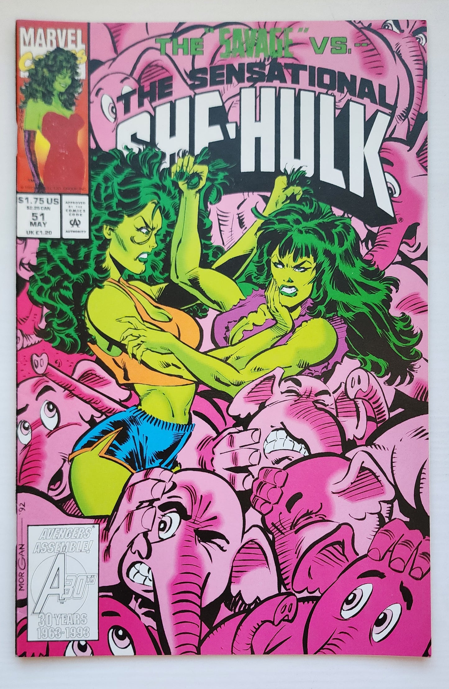 SENSATIONAL SHE-HULK #51 1993 She-Hulk MARVEL COMICS