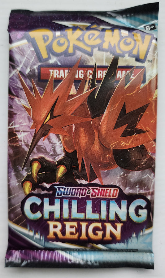 POKEMON TCG SWORD & SHIELD CHILLING REIGN BOOSTER FACTORY SEALED PACK 2022 CARDS POKEMON