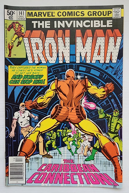 IRON MAN #141 NEWSSTAND 1980 Iron Man MARVEL COMICS