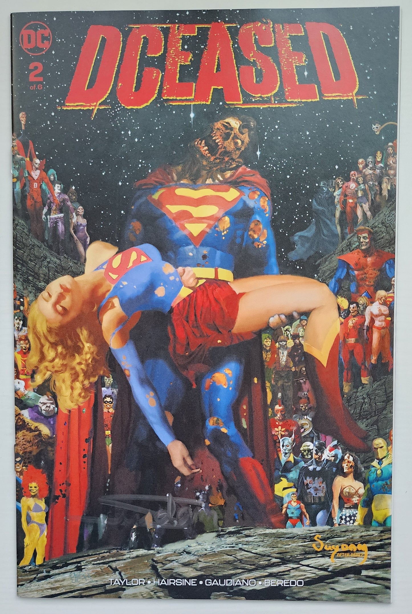 DCEASED #2 HOMAGE VARIANT SIGNED BY ARTHUR SUYDAM DCeased DC COMICS