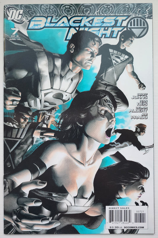 BLACKEST NIGHT #7 (1ST WHITE LANTERN) 1:25 MIGLIARI VARIANT 2010 [P01] Green Lantern DC COMICS