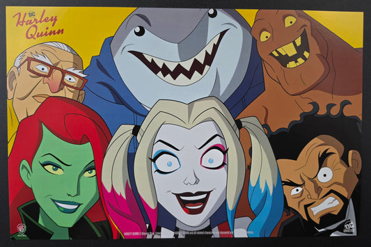 DC NATION UNIVERSE HARLEY QUINN POP UP GALLERY NYCC EXCLUSIVE PRINT 2019 Harley Quinn DC COMICS