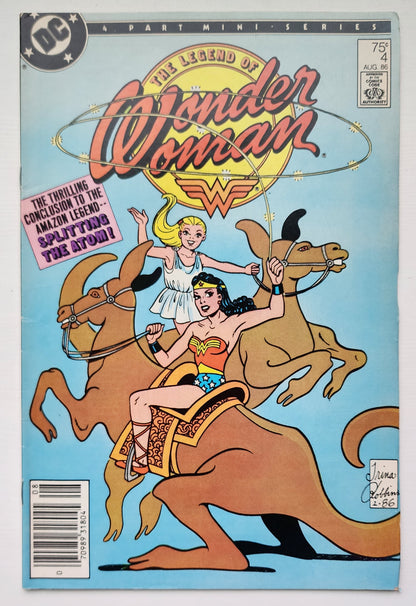 LEGEND WONDER WOMAN #4 NEWSSTAND 1986 Wonder Woman DC Comics