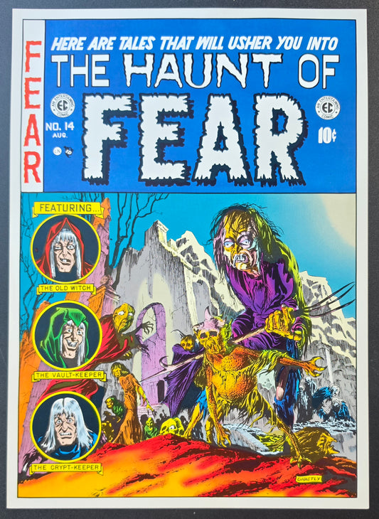 EC COMICS HAUNT OF FEAR #14 1982 POSTER PRINT 13"x9" EC Comics EC Comics