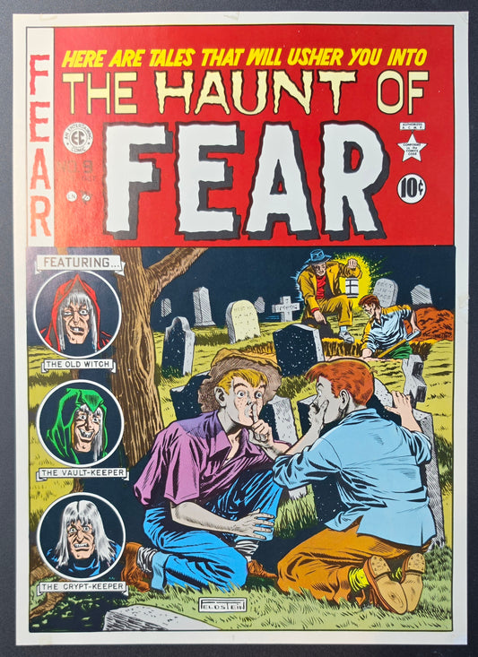 EC COMICS HAUNT OF FEAR #9 1982 POSTER PRINT 13"x9" EC Comics EC Comics