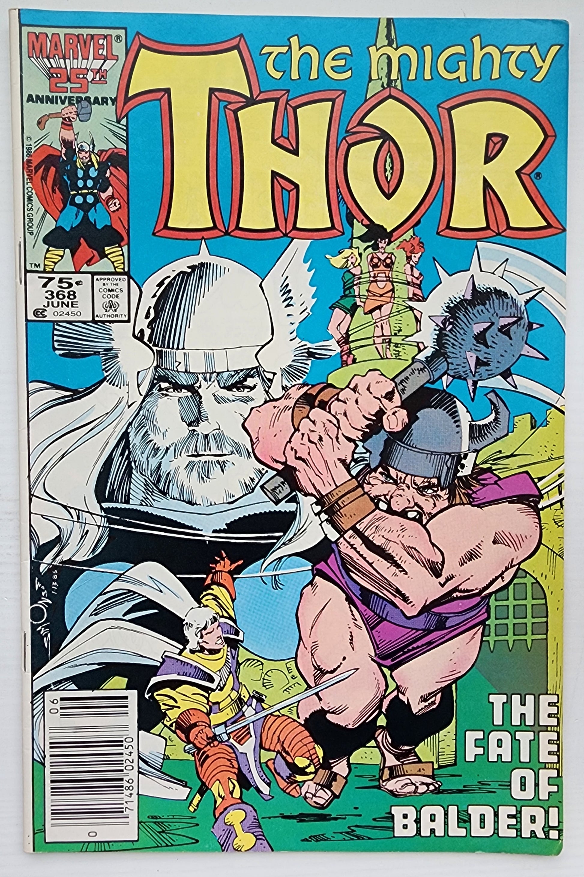 THOR #368 NEWSSTAND 1986 Thor MARVEL COMICS