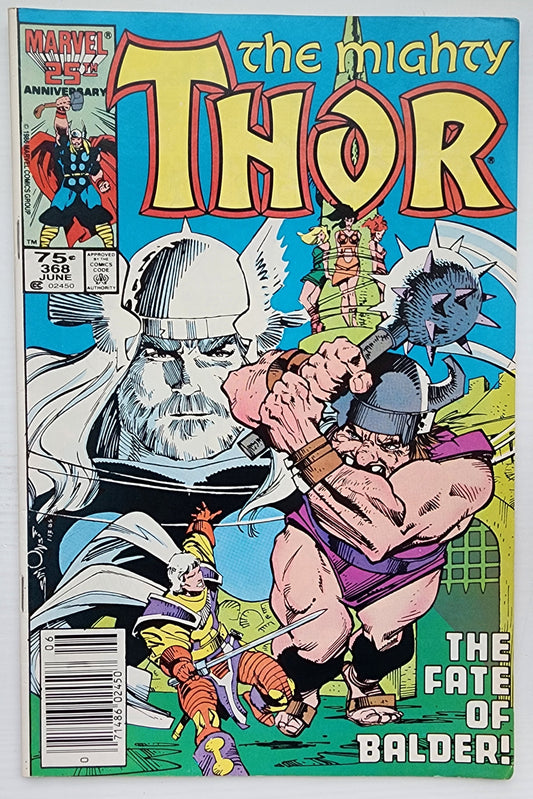 THOR #368 NEWSSTAND 1986 Thor MARVEL COMICS
