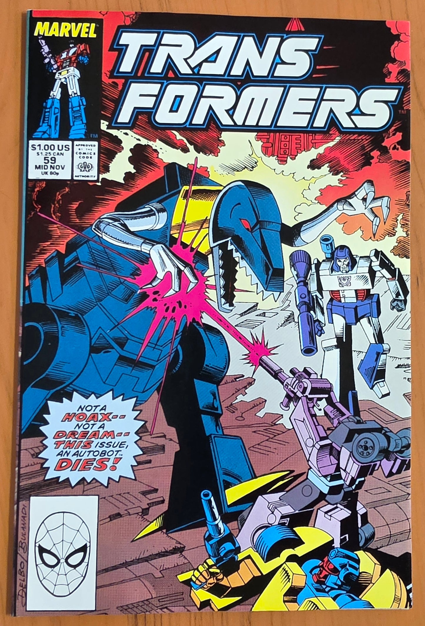 TRANSFORMERS #59 1989 Transformers MARVEL COMICS
