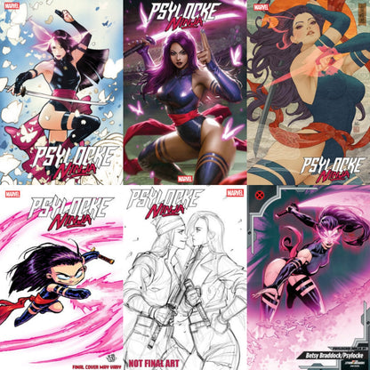 01/21/2026 PSYLOCKE NINJA #1 SET OF 6 Marvel