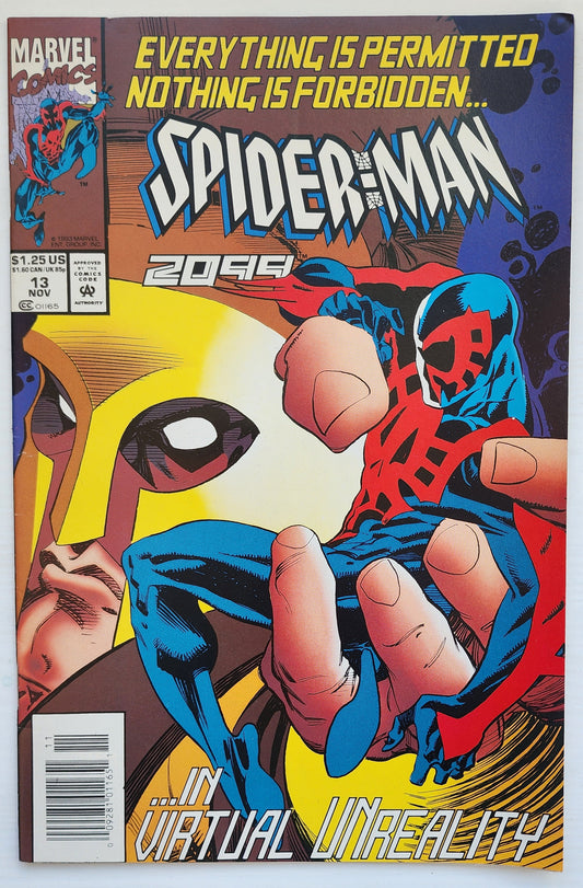 SPIDER-MAN 2099 #13 NEWSSTAND 1993 Spider-Man 2099 MARVEL COMICS