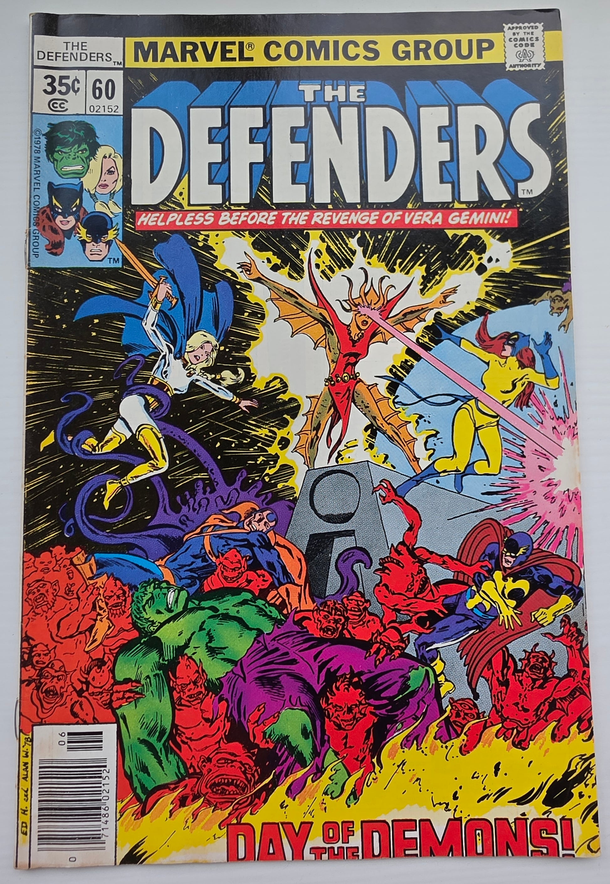 DEFENDERS #60 1978 Defenders MARVEL COMICS