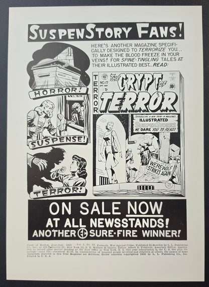 EC COMICS VAULT OF HORROR #13 PRINT EC Comics EC Comics