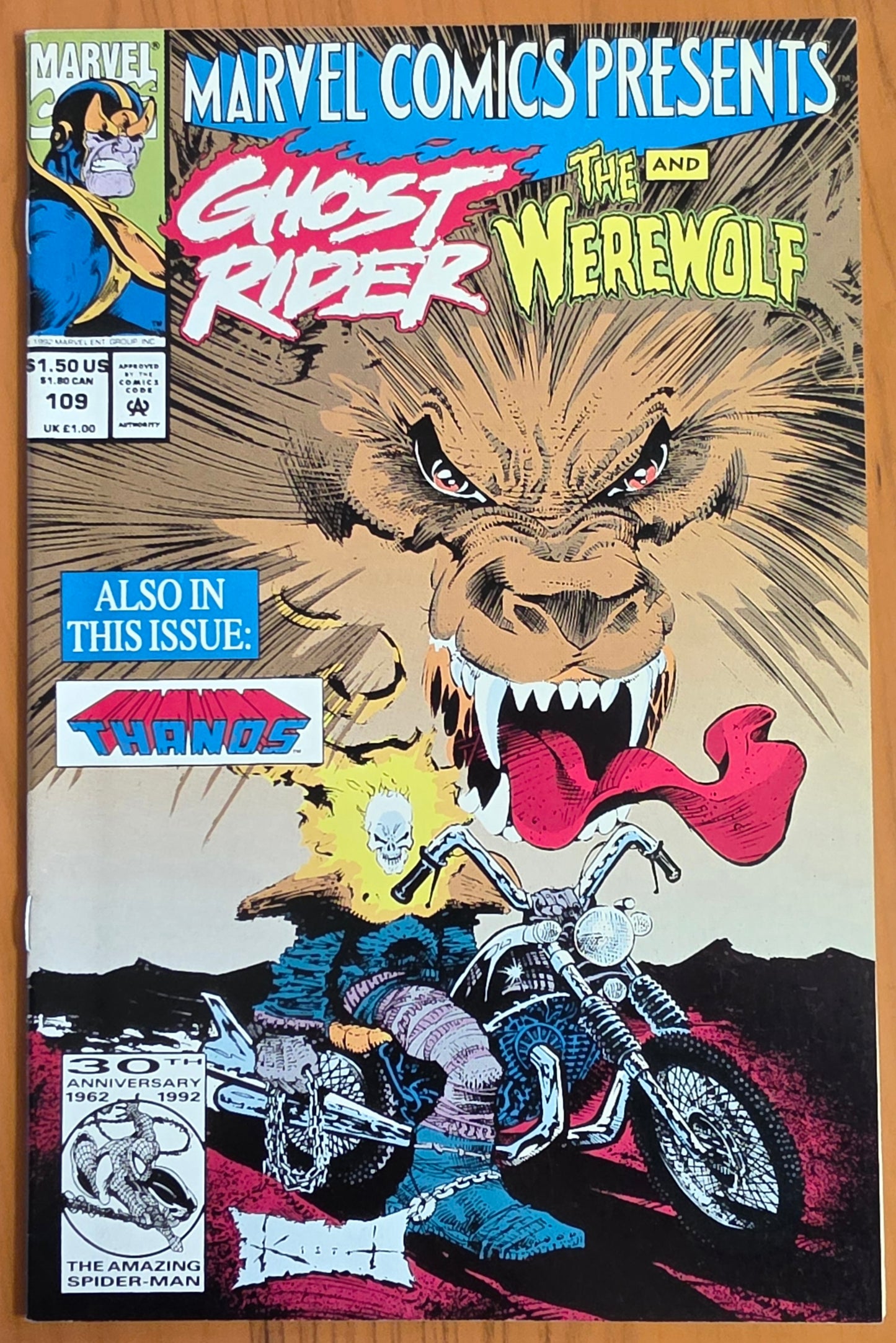 MARVEL COMICS PRESENTS #109 1992 SAM KIETH [J02] Marvel Comics Presents MARVEL COMICS