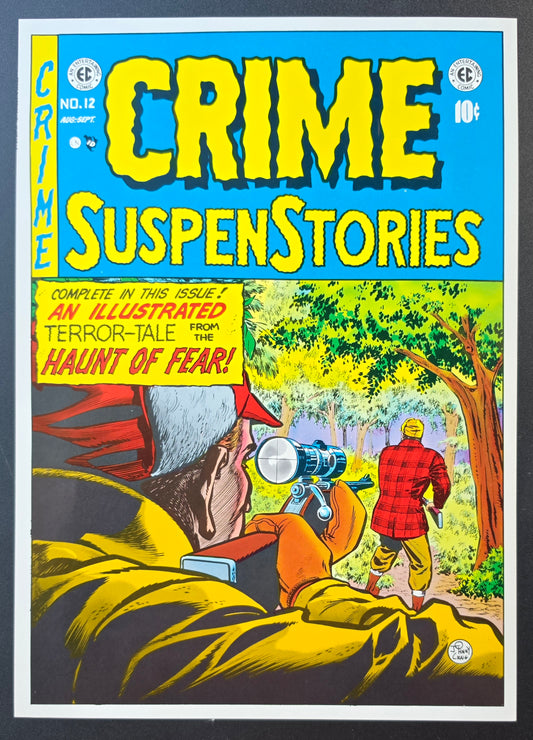 EC COMICS CRIME SUSPENSTORIES #12 1984 POSTER PRINT 13"x9" EC Comics EC Comics